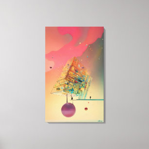 Verplaatste Mensen Plaatsen Koningen Canvas Afdruk