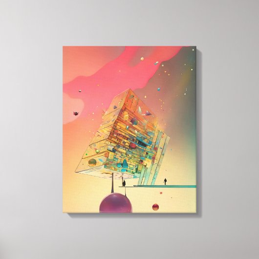 Verplaatste Mensen Plaatsen Koningen Canvas Afdruk (Voorkant)