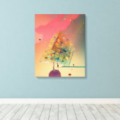 Verplaatste Mensen Plaatsen Koningen Canvas Afdruk (Insitu (Houten vloer))