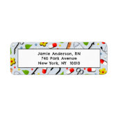 Verpleegadres Etiket (Voorkant)