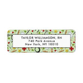 Verpleegadres Etiket (Voorkant)