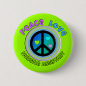 Verpleegassistent-cadeautjes Ronde Button 5,7 Cm (Voorkant)