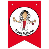 Verpleegbaar Afstuderen Aangepast RN LPA CNA-banne Vlaggetjes (Eerste vlag)