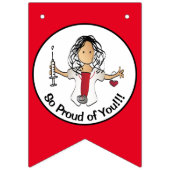 Verpleegbaar Afstuderen Aangepast RN LPA CNA-banne Vlaggetjes (Derde vlag)