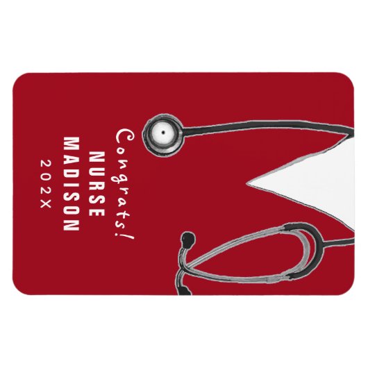 Verpleegbaar Afstuderen Gift Magnet Magneet (Horizontaal)