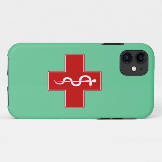 Verpleegcentrum van Asclepius Case-Mate iPhone Case (Achterkant (horizontaal))