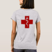 Verpleegcentrum van Asclepius T-shirt (Achterkant)