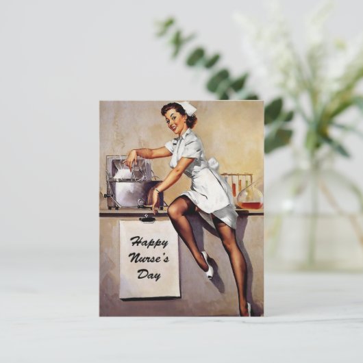 verpleegdag Briefkaart (Staand voorkant)