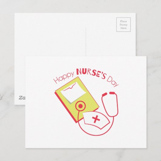 Verpleegdag Briefkaart (Voorkant / Achterkant)
