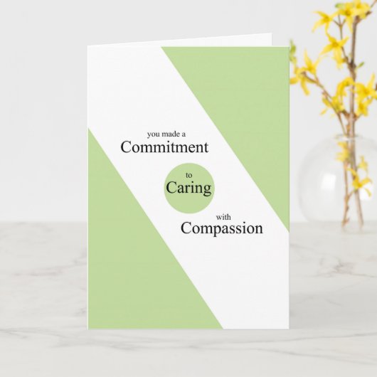 Verpleegdag Kaart (Gele Bloem)