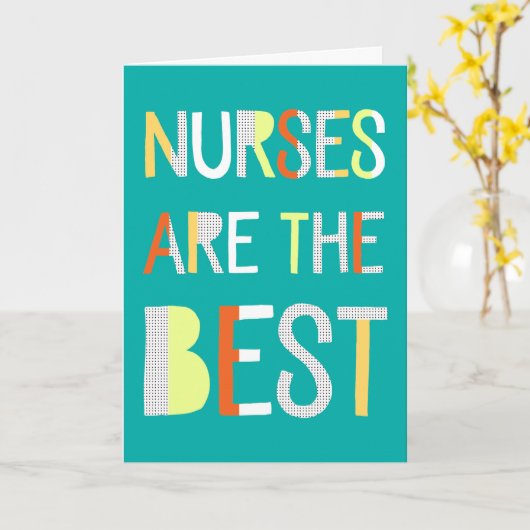 Verpleegdag Kaart - Tekstontwerp (Gele Bloem)