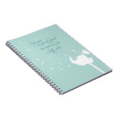 Verpleegdag met Dandelion die Blauwgroen blaast Notitieboek (Rechterzijde)