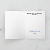 Verpleegdagen Bedankt en kostbaarheidskaart Feestdagen Kaart (Binnen)