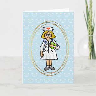 Verpleegdagen Bedankt en kostbaarheidskaart Feestdagen Kaart