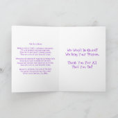 Verpleegdagerkaart Kaart (Binnen)