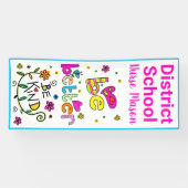 Verpleegdeuropening; Wees beter aardig, persoonlij Spandoek (Horizontaal)