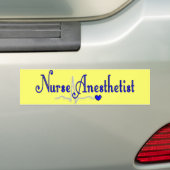Verpleegesthetist Gifts Bumpersticker (Op auto)