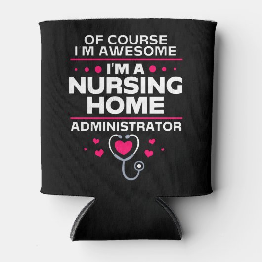 Verpleeghuisbeheerder Natuurlijk IM Geweldige Blikjeskoeler (Voorkant)