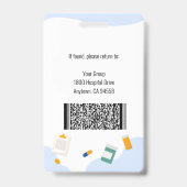 Verpleeghulp thuis / Gecertificeerde verpleeghulp Badge (Achterkant)
