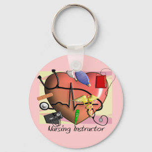 Verpleeginstructeur Bedankt cadeautjes Sleutelhanger