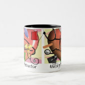 Verpleeginstructeur Bedankt cadeautjes Tweekleurige Koffiemok (Center)