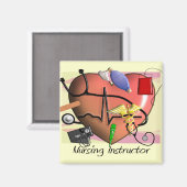 Verpleeginstructeur Dank u cadeautjes Magneet (Voorkant / Achterkant)