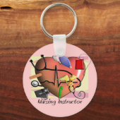 Verpleeginstructeur Dank u cadeautjes Sleutelhanger (Voorkant)