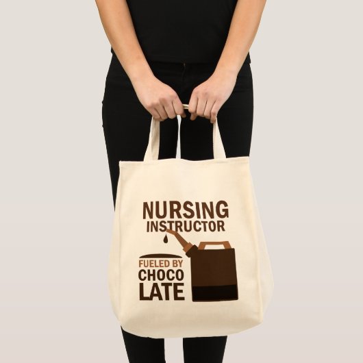 Verpleeginstructeur (Funny) Chocolate Tote Bag (Voorkant (product))