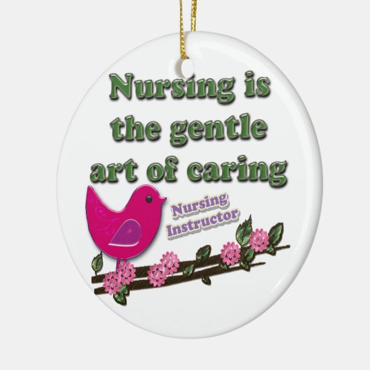 Verpleeginstructeur Keramisch Ornament (Links)