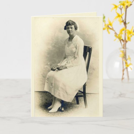 Verpleegkaart Kaart (Gele Bloem)