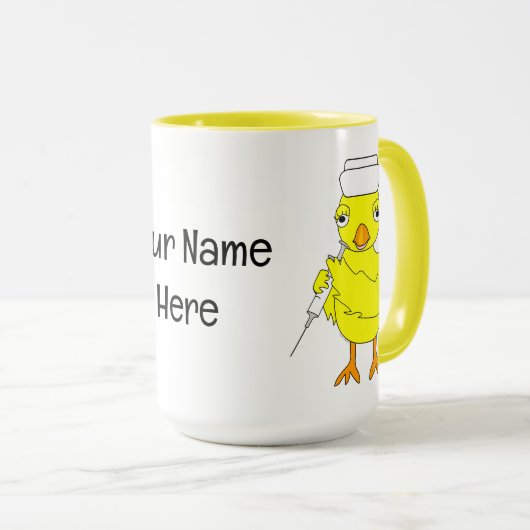 Verpleegkuiken Mok (Voorkant rechts)