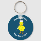 Verpleegkuiken Sleutelhanger (Voorkant)