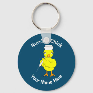 Verpleegkuiken Sleutelhanger