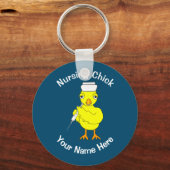 Verpleegkuiken Sleutelhanger (Voorkant)