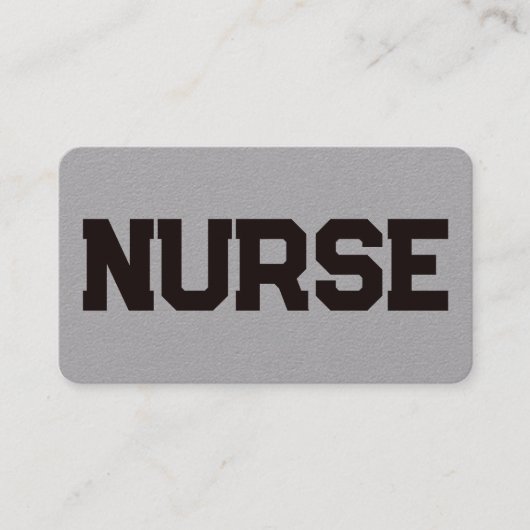 Verpleegkunde Aangepaste QR Visitekaartje (Voorkant)