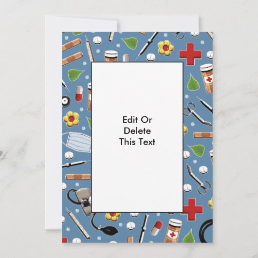 Verpleegkunde Bedankkaart (Achterkant)