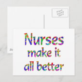 Verpleegkunde Briefkaart (Voorkant / Achterkant)