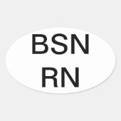Verpleegkunde BSN, Sticker (Voorkant)