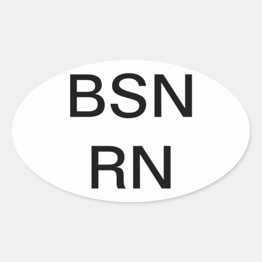Verpleegkunde BSN, Sticker (Voorkant)