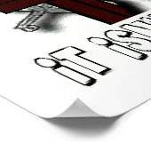 Verpleegkunde, het is niet alles wat het in de war poster (Hoek)