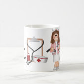 Verpleegkunde is de kunst van de verzorging koffiemok (Center)