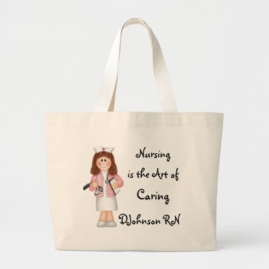 Verpleegkunde is de kunst van het klaren grote tote bag (Voorkant)