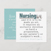 Verpleegkunde is een aankondiging van het KunstAfs (Voorkant / Achterkant)