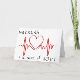 Verpleegkunde is een hart- en vaatwerk kaart