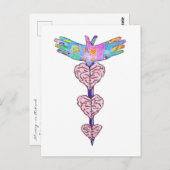 Verpleegkunde is een kunst en een wetenschap briefkaart (Voorkant / Achterkant)