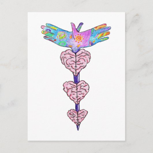 Verpleegkunde is een kunst en een wetenschap briefkaart (Voorkant)