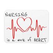 Verpleegkunde is een kunstwerk Dank je wel Magneet (Horizontaal)