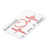 Verpleegkunde is een kunstwerk Dank je wel Magneet (Linkerzijde)