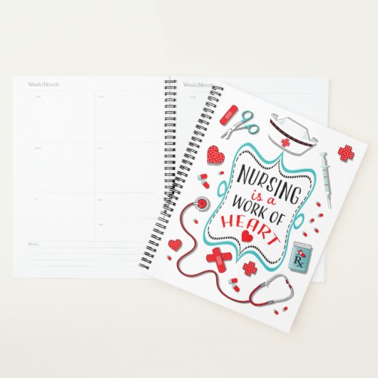 Verpleegkunde is een kunstwerk planner (Display)