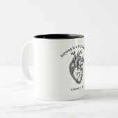 Verpleegkunde is een Mok van hartkoffie (Voorkant links)